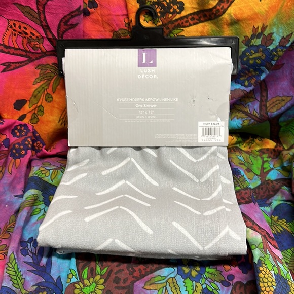 Lush Decor Hygge Modern shower curtain - Picture 2 of 2